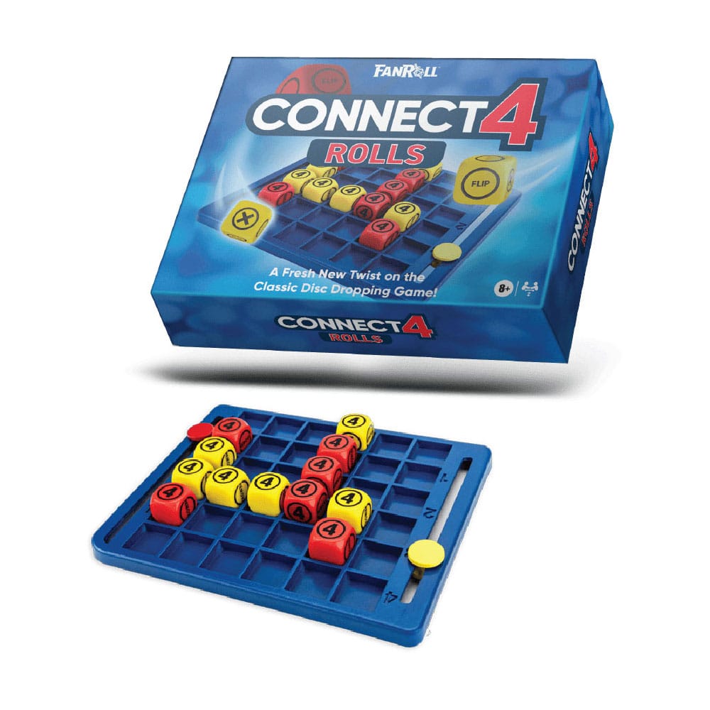 FanRoll Hasbro Spiel Connect 4 Rolls - Versand: 7 Tage nach Bestellung