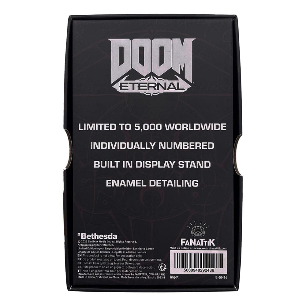 Doom Metallbarren Crucible Sword Stained Glass Limited Edition - Preorder - ETA: 09.10.2025