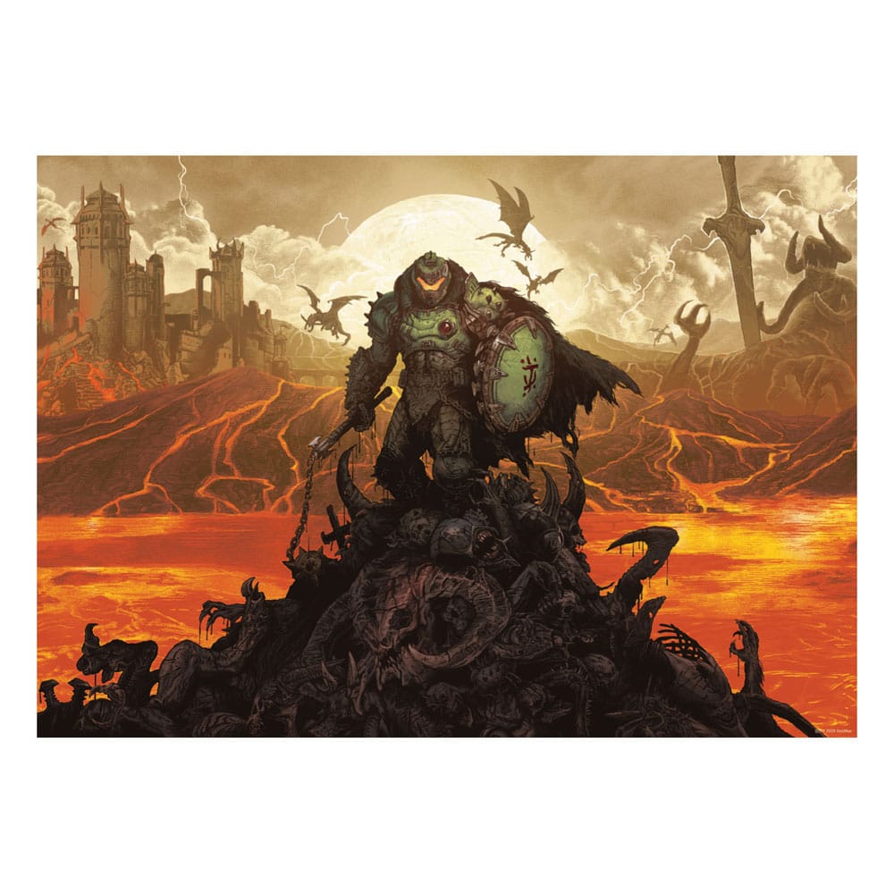 Doom: The Dark Ages Kunstdruck Limited Edition 42 x 30 cm - Versand: 5-7 Tage nach Bestellung