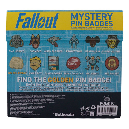 Fallout Ansteck-Pins Display Mystery Pin Badge (12) - Versand: 5-7 Tage nach Bestellung