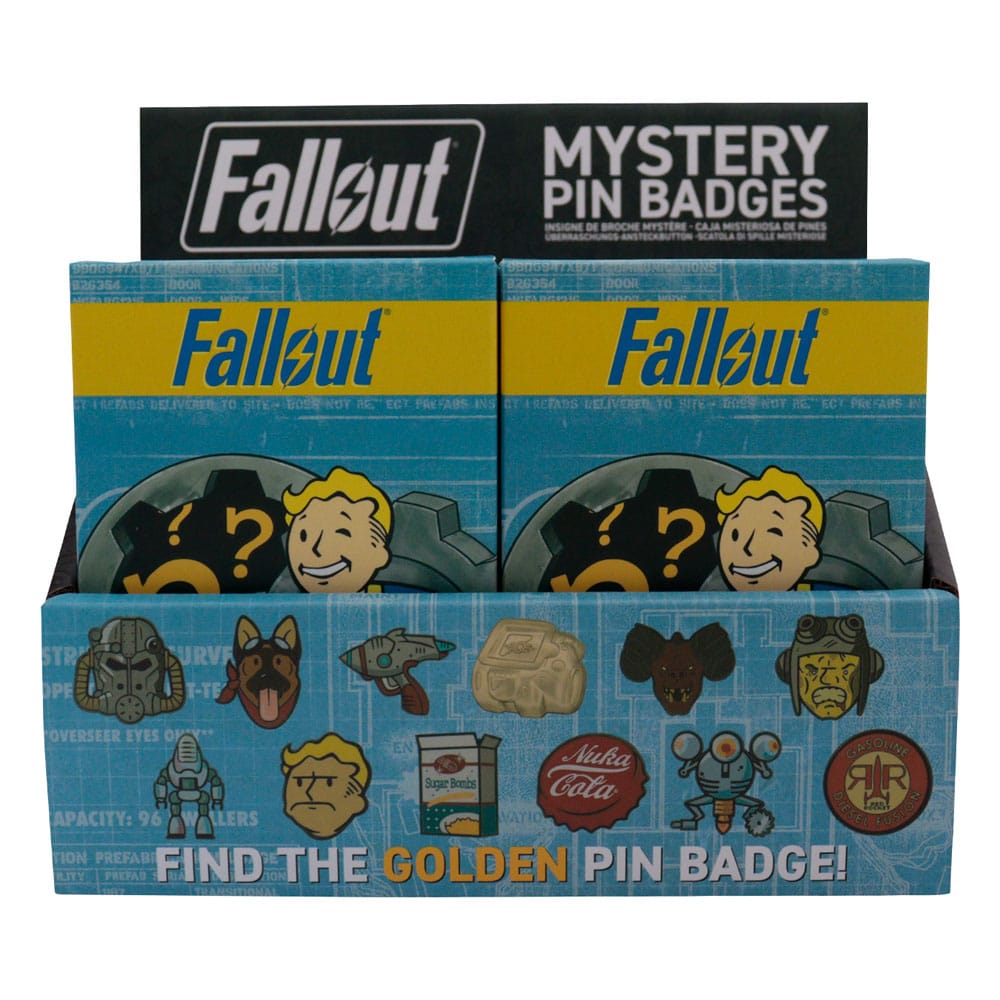 Fallout Ansteck-Pins Display Mystery Pin Badge (12) - Versand: 5-7 Tage nach Bestellung