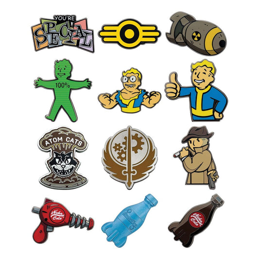 Fallout Ansteck-Pins Mystery Pin Badge Volume 2 Display (12)    - Versand: 5-7 Tage nach Bestellung
