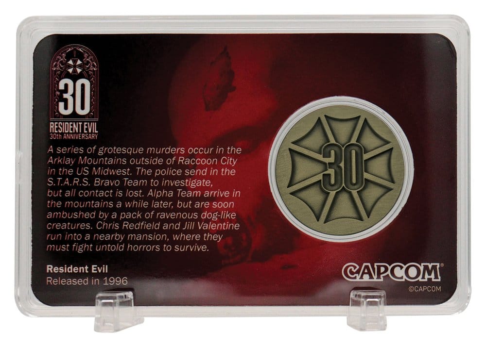 Resident Evil Sammelmünze 30th Anniversary Antique Brass Edition - Preorder - ETA: 24.12.2026