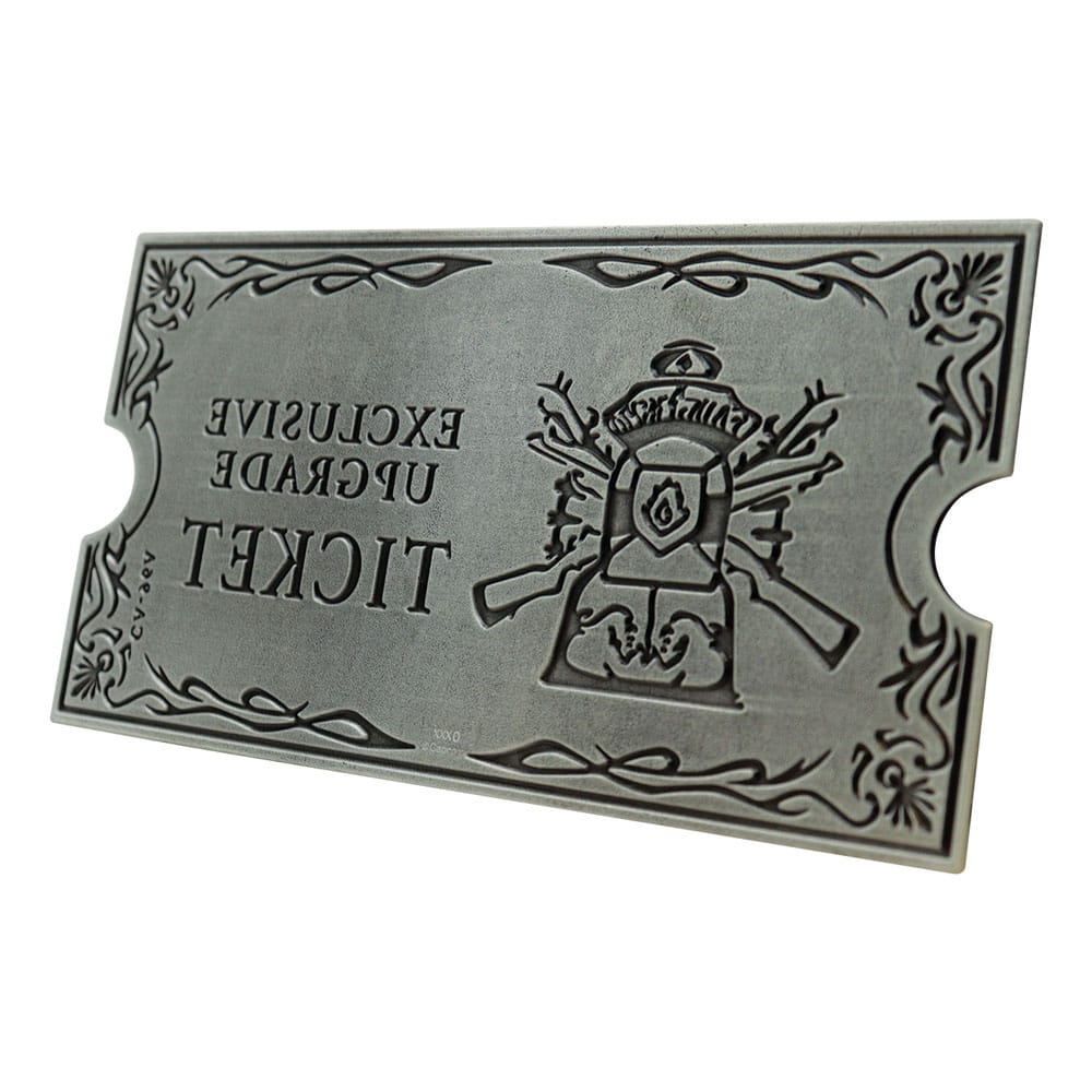 Resident Evil 4 Replik 1/1 Metal Exclusive Upgrade Ticket - Versand: 5-7 Tage nach Bestellung