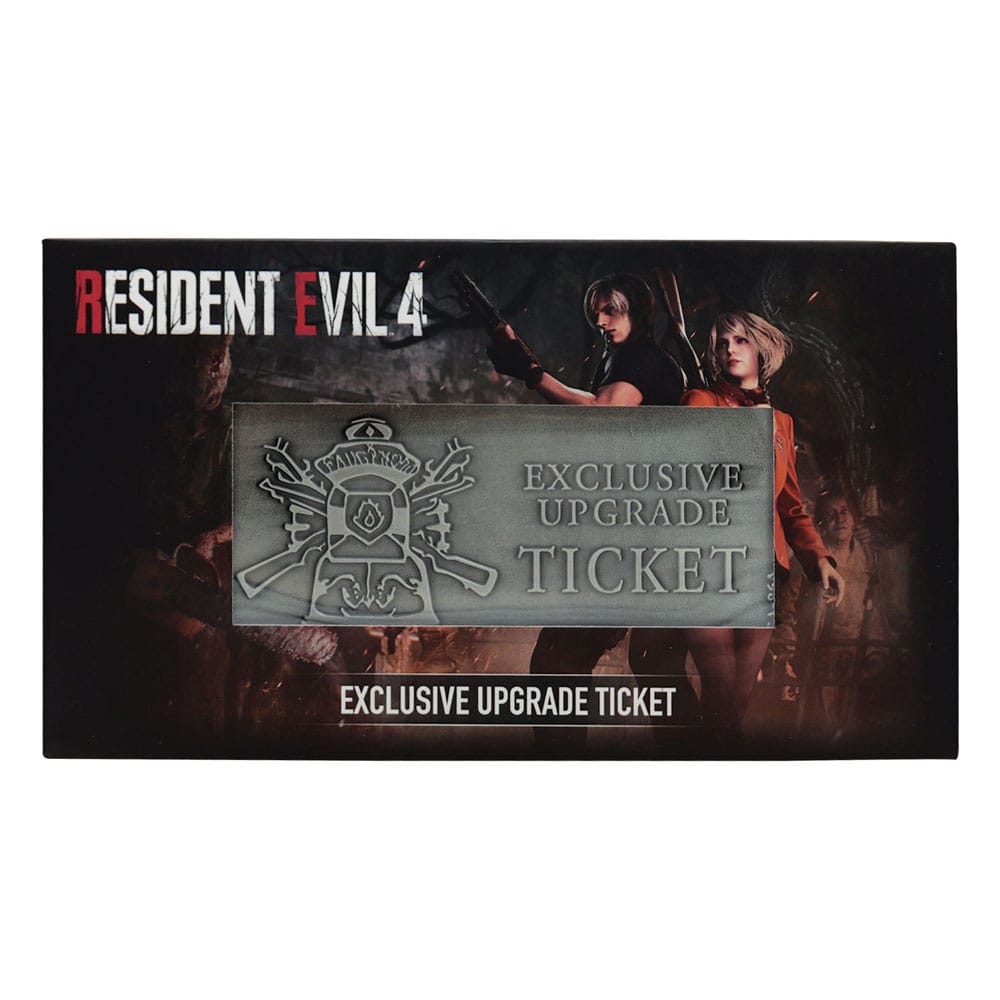 Resident Evil 4 Replik 1/1 Metal Exclusive Upgrade Ticket - Versand: 5-7 Tage nach Bestellung