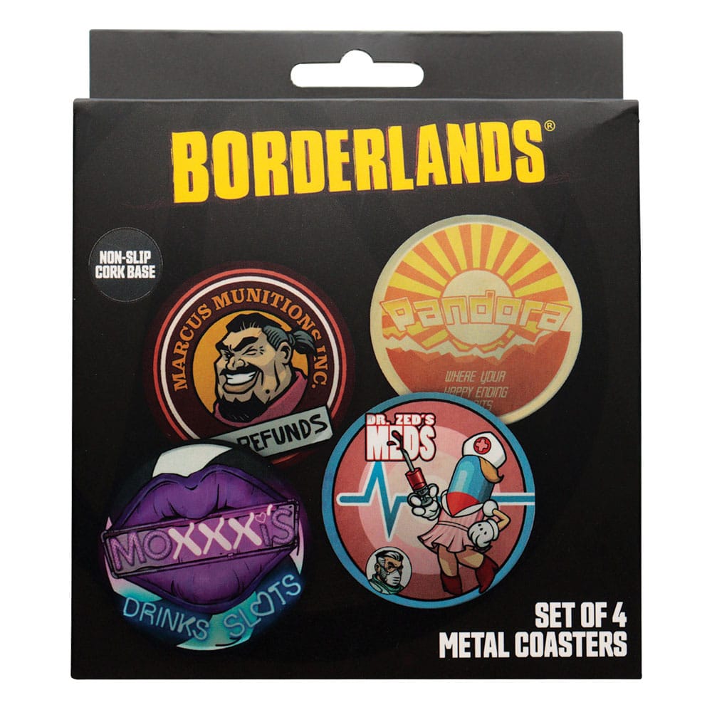 Borderlands Untersetzer 4er-Pack   - Preorder - ETA: 25.03.2026