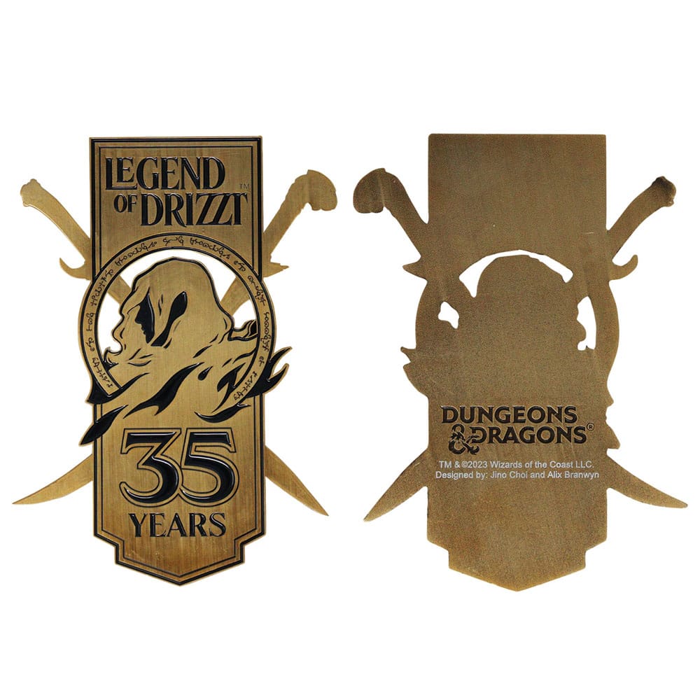 Dungeons & Dragons Metallbarren 35th Anniversary Legend of Drizzt Limited Edition - Versand: 5-7 Tage nach Bestellung