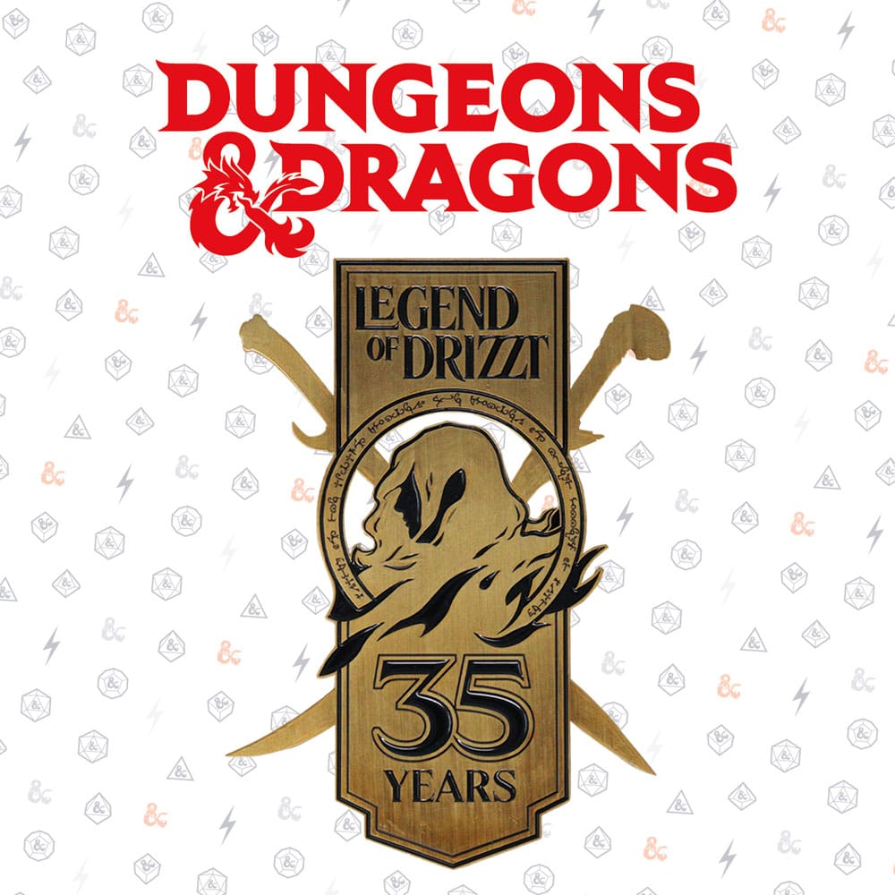 Dungeons & Dragons Metallbarren 35th Anniversary Legend of Drizzt Limited Edition - Versand: 5-7 Tage nach Bestellung