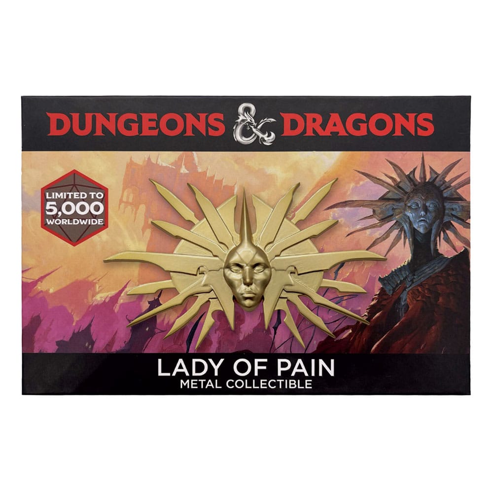 Dungeons & Dragons Medaille Lady of Pain Limited Edition - Versand: 5-7 Tage nach Bestellung
