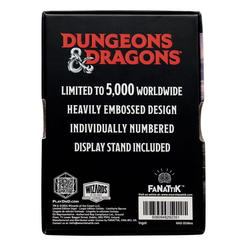 Dungeons & Dragons Metallbarren Mirabar Limited Edition - Versand: 5-7 Tage nach Bestellung