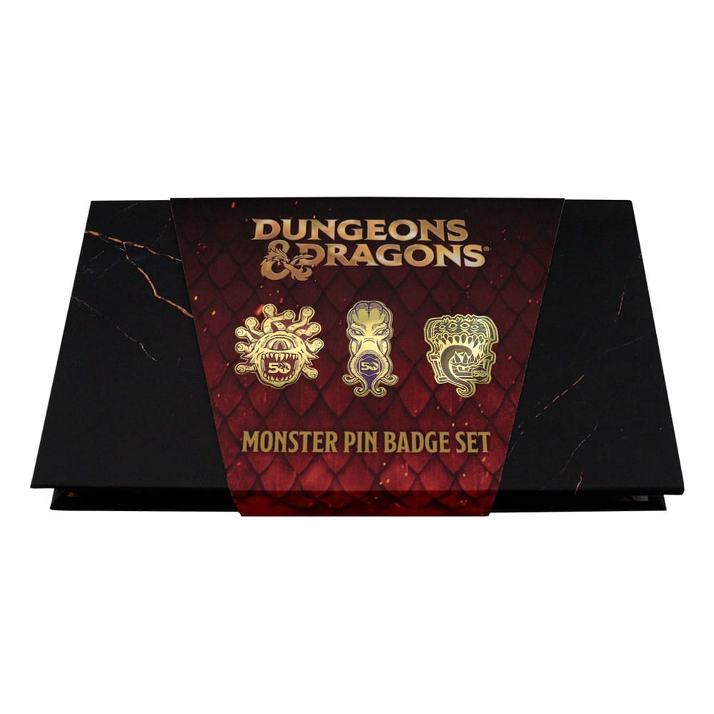 Dungeons & Dragons Ansteck-Pins 3er-Set 50th Anniversary - Versand: 5-7 Tage nach Bestellung