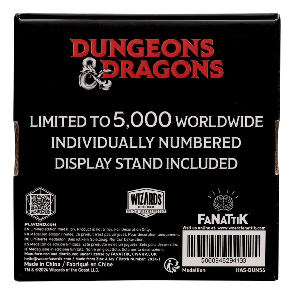 Dungeons & Dragons Medaille D20 - Versand: 5-7 Tage nach Bestellung