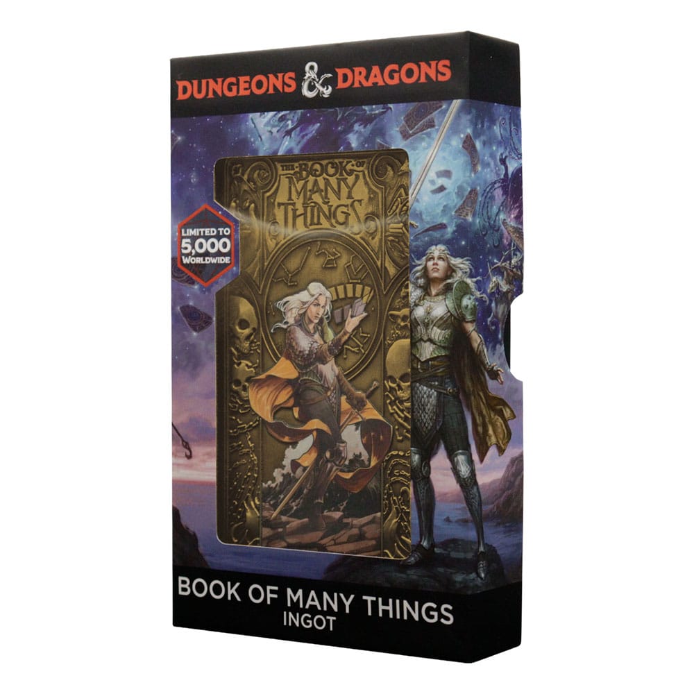 Dungeons & Dragons Metallbarren Book of Many Things Limited Edition - Versand: 5-7 Tage nach Bestellung