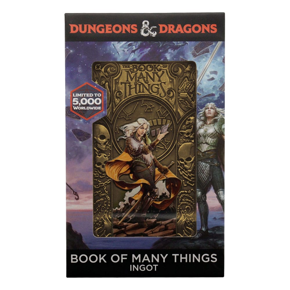 Dungeons & Dragons Metallbarren Book of Many Things Limited Edition - Versand: 5-7 Tage nach Bestellung