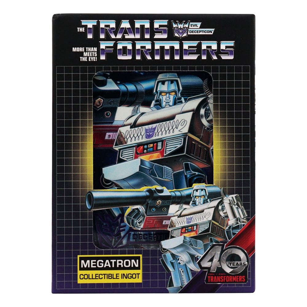Transformers Metallbarren 40th Anniversary Decepticons Edition - Versand: 5-7 Tage nach Bestellung