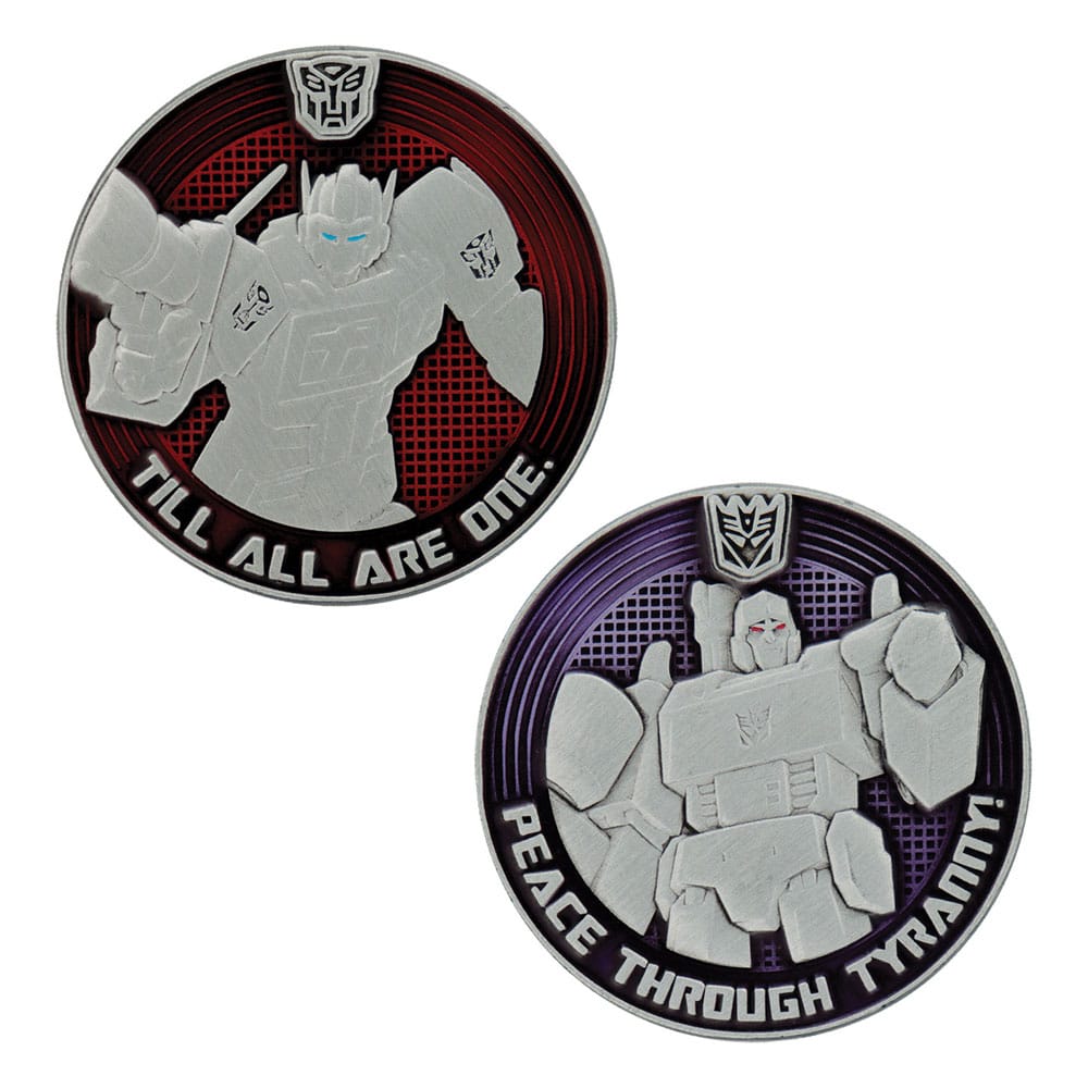 Transformers Generation 1 Sammelmünze G1 Autobots vs Decepticons Limited Edition 4 cm - Preorder - ETA: 25.10.2025