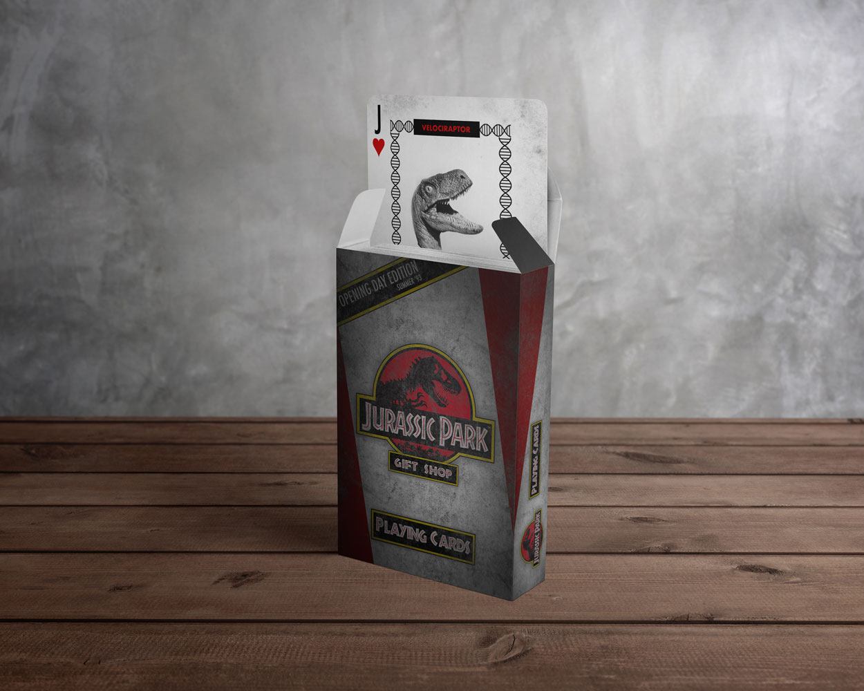 Jurassic Park Spielkarten - Versand: 7 Tage nach Bestellung