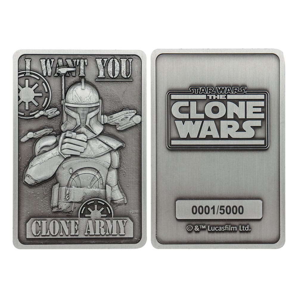 Star Wars: The Clone Wars Metallbarren Captain Rex Limited Edition - Versand: 5-7 Tage nach Bestellung