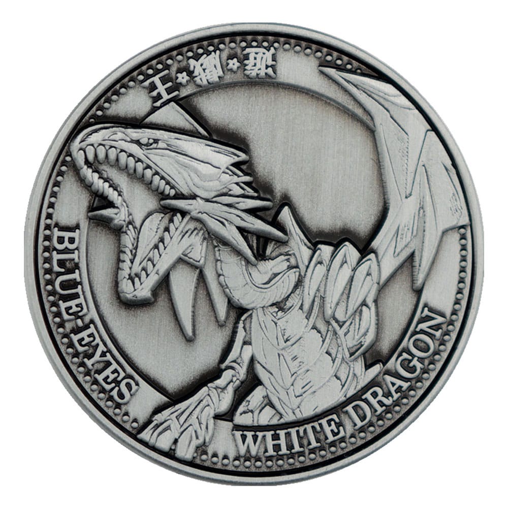 Yu-Gi-Oh! Sammelmünze Blue-Eyes White Dragon Limited Edition - Versand: 5-7 Tage nach Bestellung