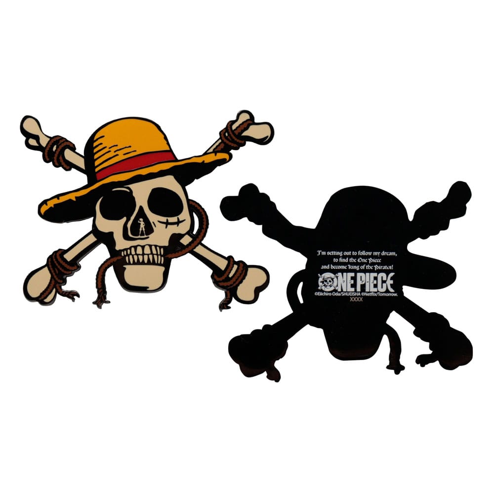 One Piece Medaille Jolly Roger Limited Edition - Versand: 5-7 Tage nach Bestellung