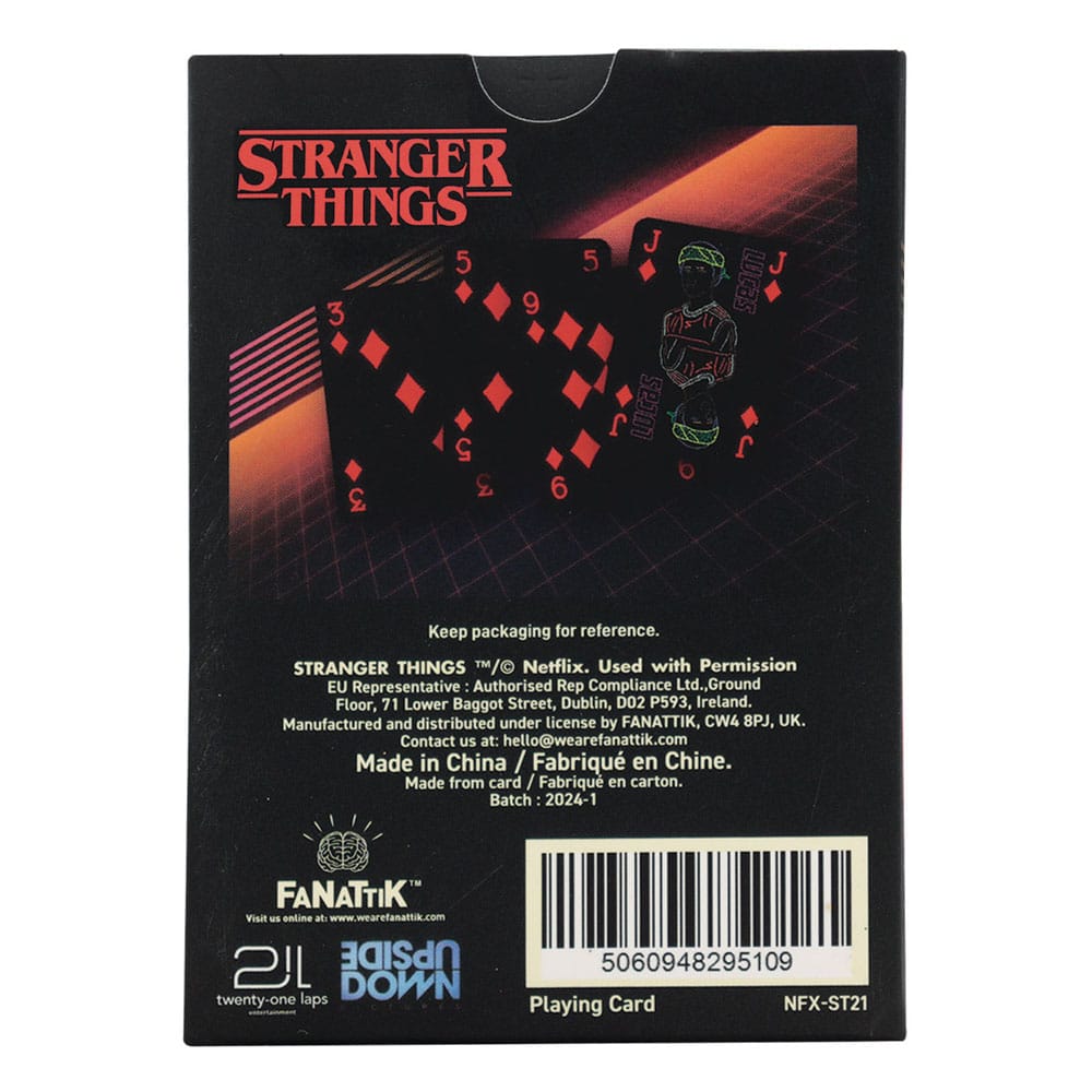 Stranger Things Spielkarten Display (12) - Preorder - ETA: 08.11.2025