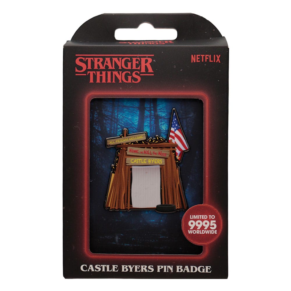 Stranger Things Ansteck-Pin Castle Byers Limited Edition - Preorder - ETA: 25.01.2026