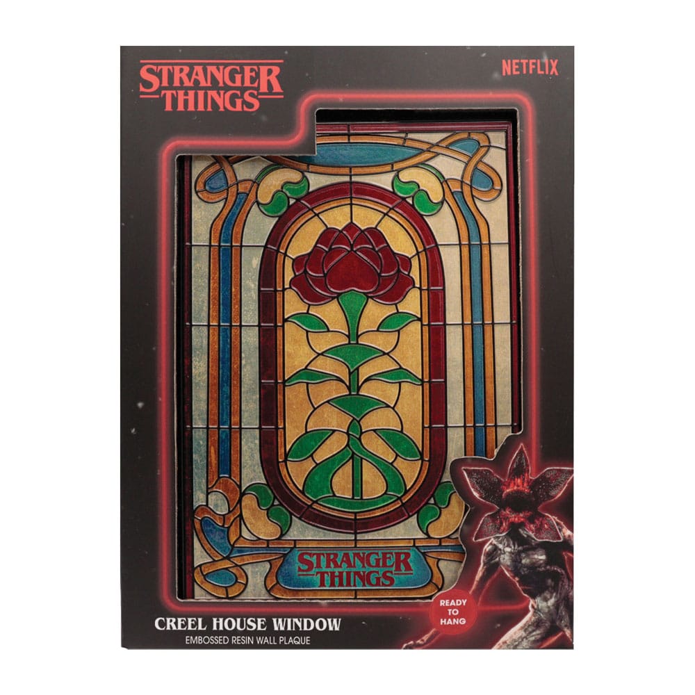 Stranger Things Resinschild Creel House Stained Glass Window - Preorder - ETA: 25.04.2026