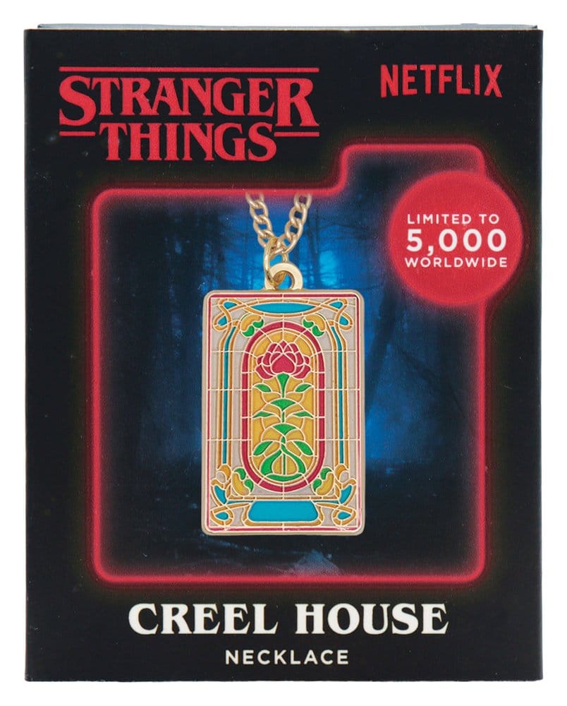 Stranger Things Halskette Creel House Window Limited Edition 3 x 2 cm - Preorder - ETA: 25.03.2027