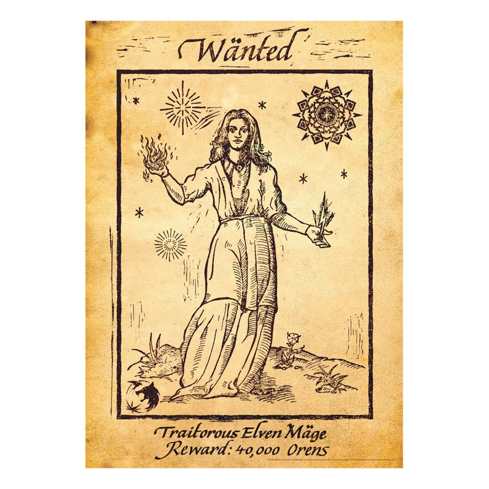 The Witcher Kunstdruck Limited Edition 42 x 30 cm - Versand: 7 Tage nach Bestellung