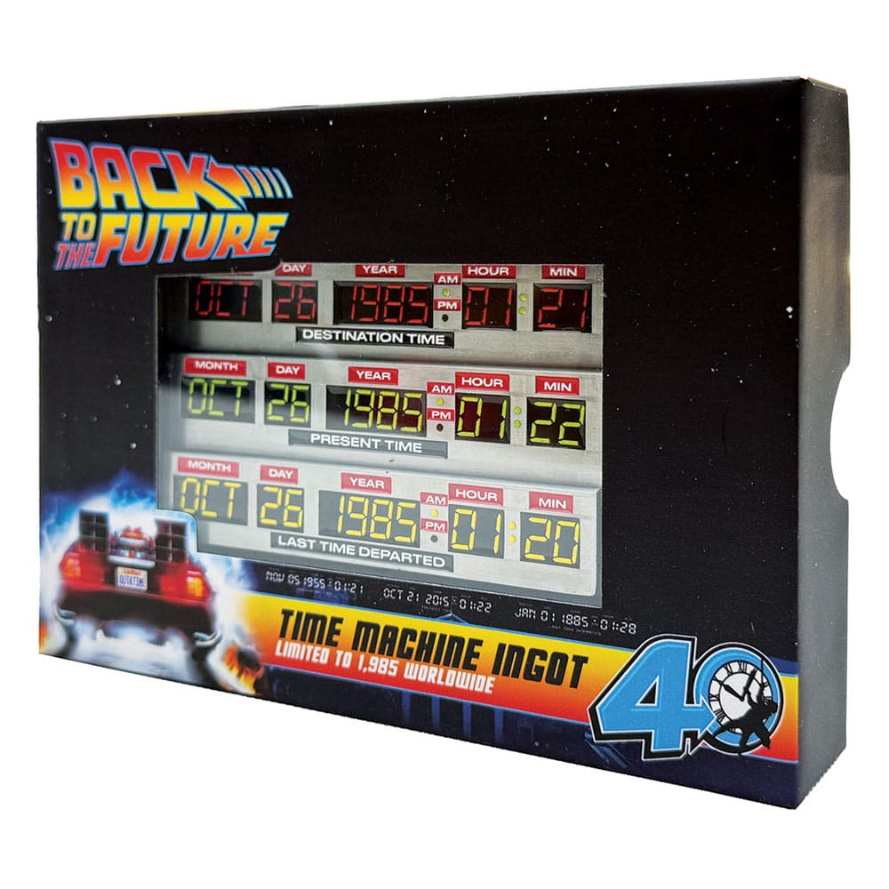 Zurück in die Zukunft Metallbarren 40th Anniversary Time Circuits Limited Edition - Preorder - ETA: 25.01.2026
