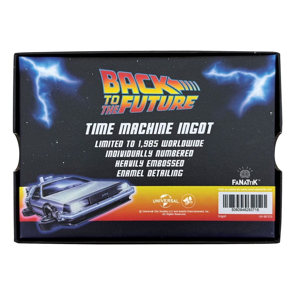 Zurück in die Zukunft Metallbarren 40th Anniversary Time Circuits Limited Edition - Preorder - ETA: 25.01.2026