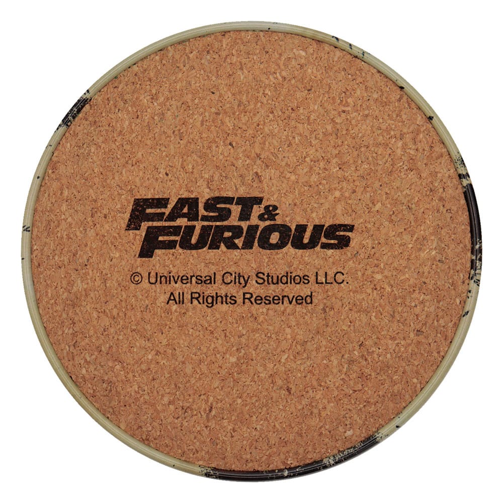 Fast & Furious Untersetzer 4er-Pack Vintage Style - Preorder - ETA: 25.11.2025