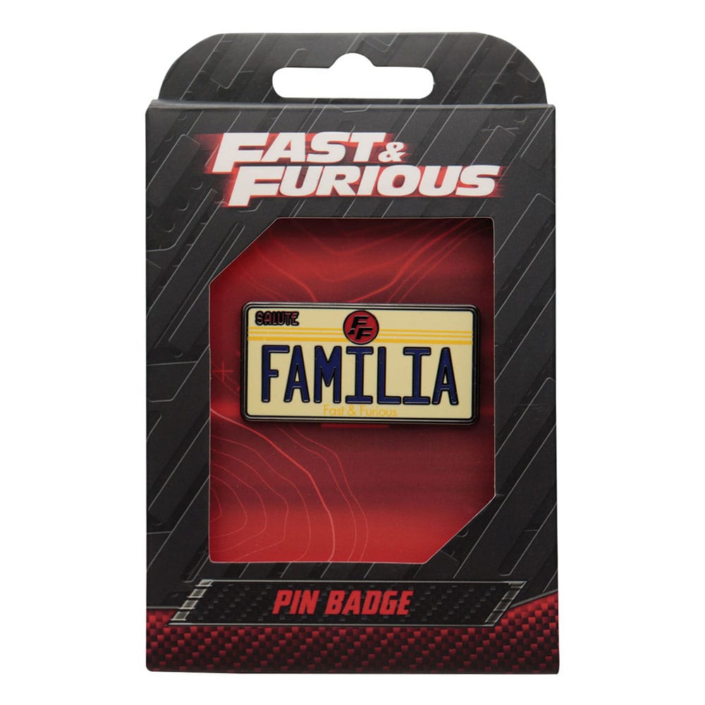 Fast & Furious Ansteck-Pin Familia License Plate - Preorder - ETA: 25.09.2025