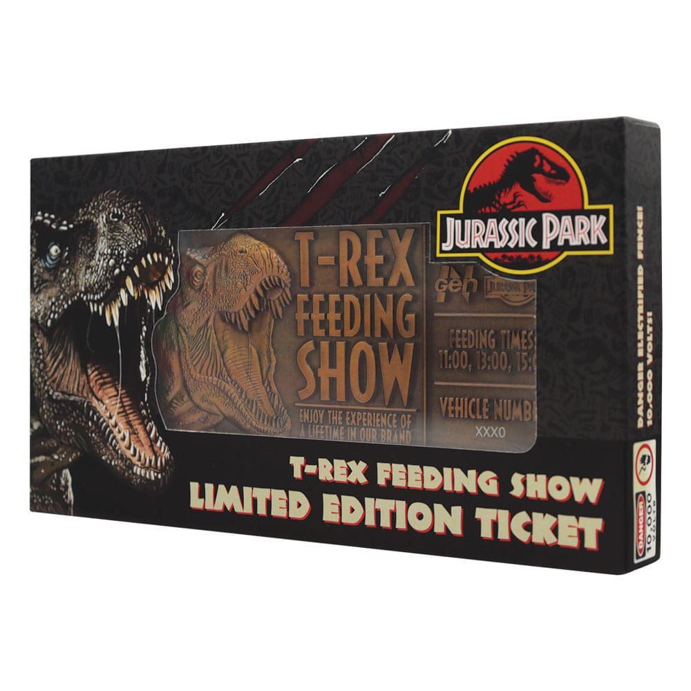 Jurassic Park Replik 1/1 Feeding Show Ticket - Preorder - ETA: 08.09.2025
