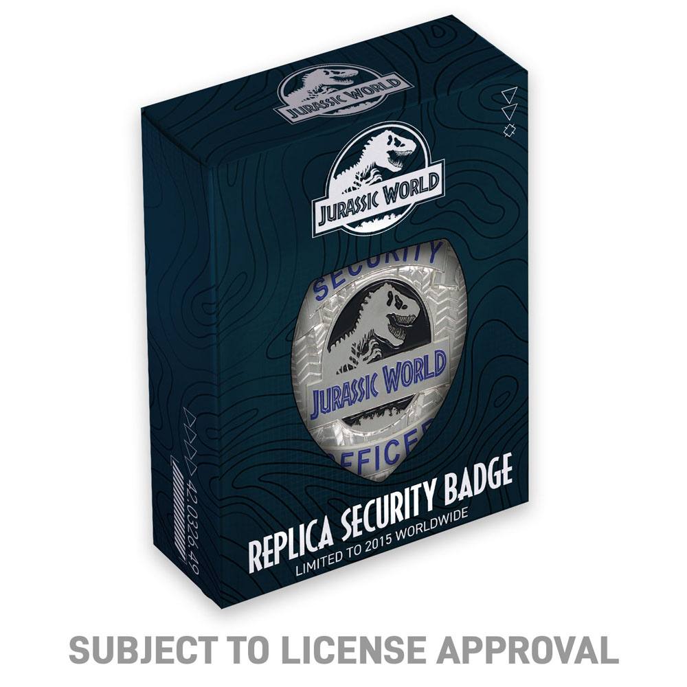 Jurassic World Ansteck-Pin Limited Edition Replica Security Officer - Preorder - ETA: 18.10.2025