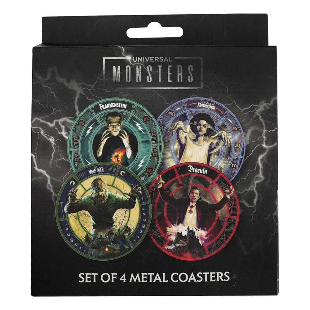 Universal Monsters Untersetzer 4er-Pack - Preorder - ETA: 25.03.2026