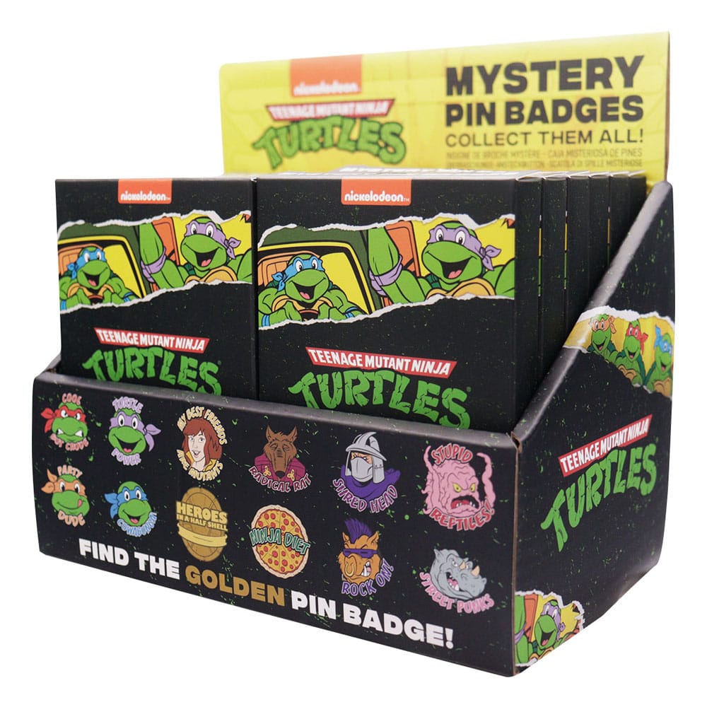 Teenage Mutant Ninja Turtles Ansteck-Pins Display (12) - Versand: 5-7 Tage nach Bestellung