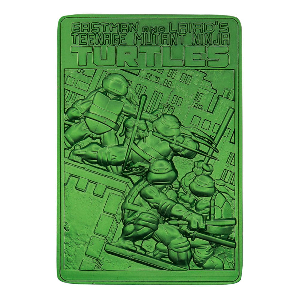 Teenage Mutant Ninja Turtles Metallbarren 40th Anniversary Green Limited Edition - Preorder - ETA: 18.10.2025