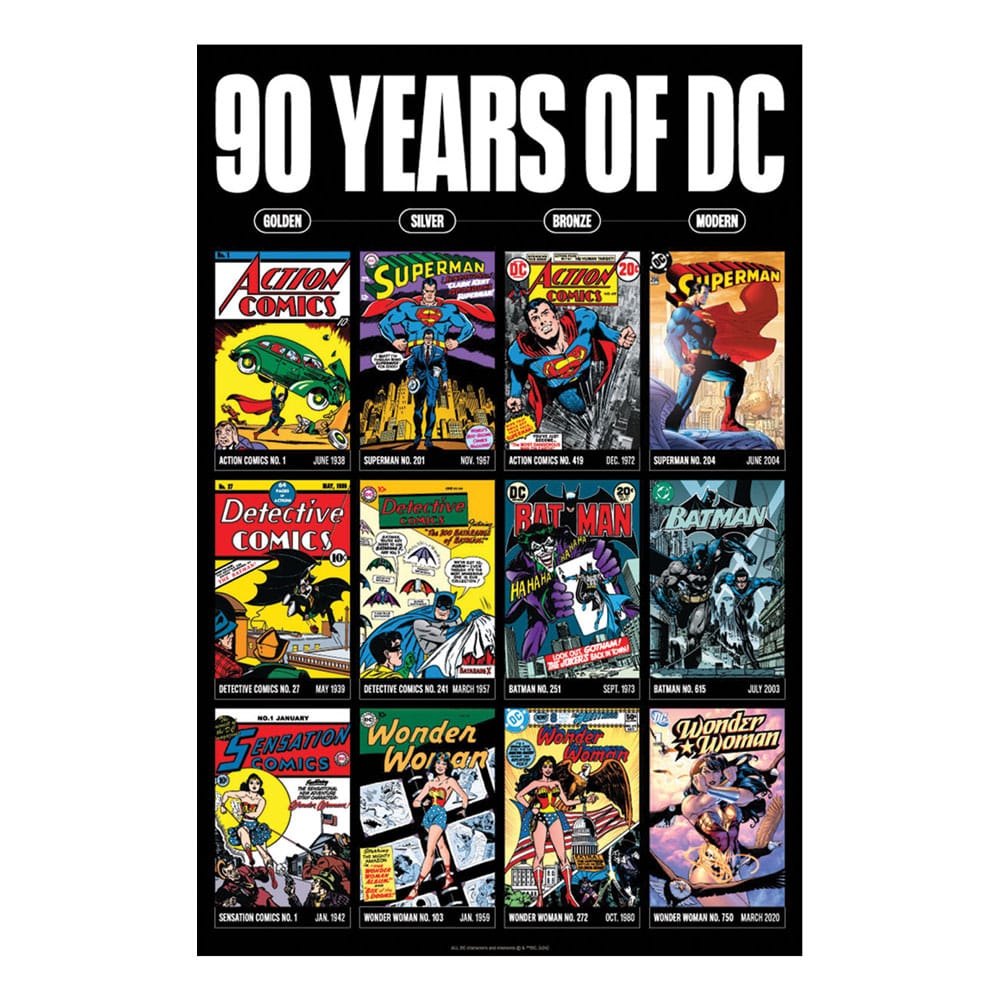 DC Comis Kunstdruck 90 Years Limited Edition 42 x 30 cm - Versand: 7 Tage nach Bestellung