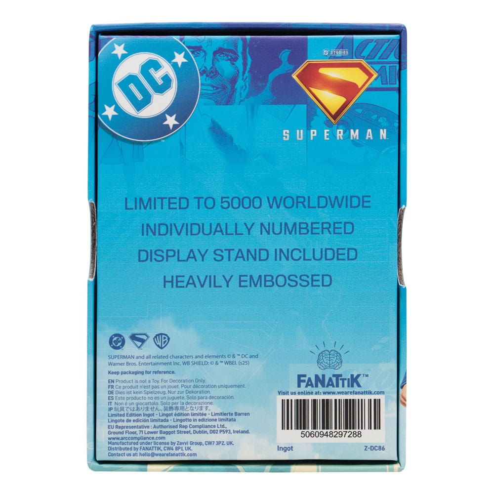 Superman 2025 Metallbarren Last Son of Krypton Limited Edition - Preorder - ETA: 25.11.2025