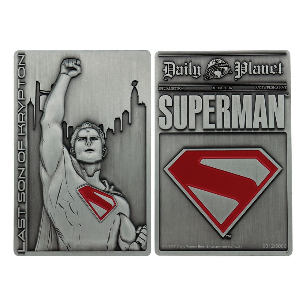 Superman 2025 Metallbarren Last Son of Krypton Limited Edition - Preorder - ETA: 25.11.2025