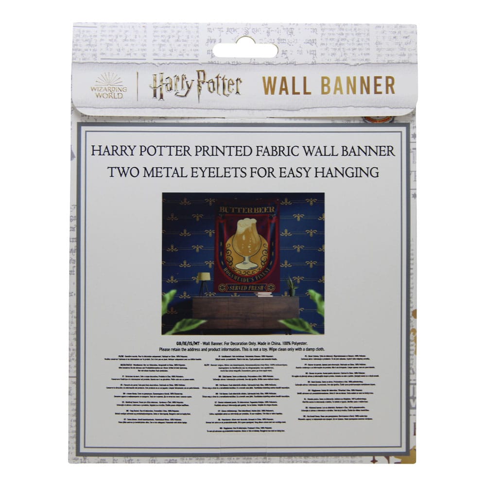 Harry Potter Wandbehang Butterbeer 125 x 85 cm - Versand: 5-7 Tage nach Bestellung