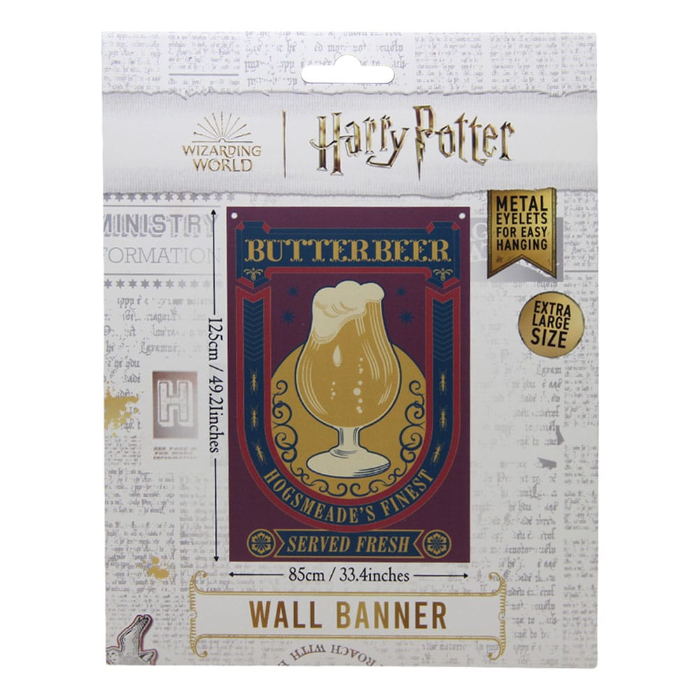 Harry Potter Wandbehang Butterbeer 125 x 85 cm - Versand: 5-7 Tage nach Bestellung
