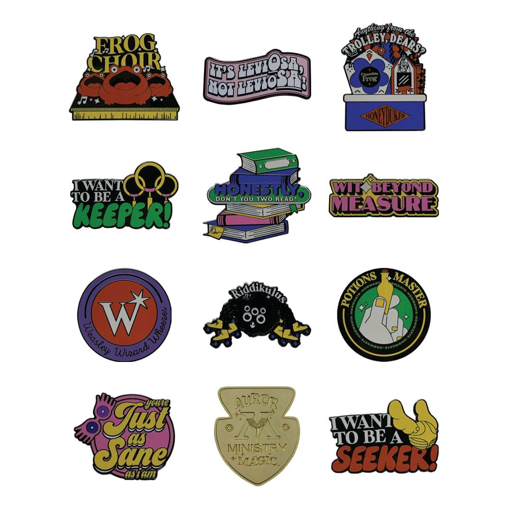 Harry Potter Ansteck-Pins Mystery Pin Badge Display (12)     - Preorder - ETA: 25.03.2026