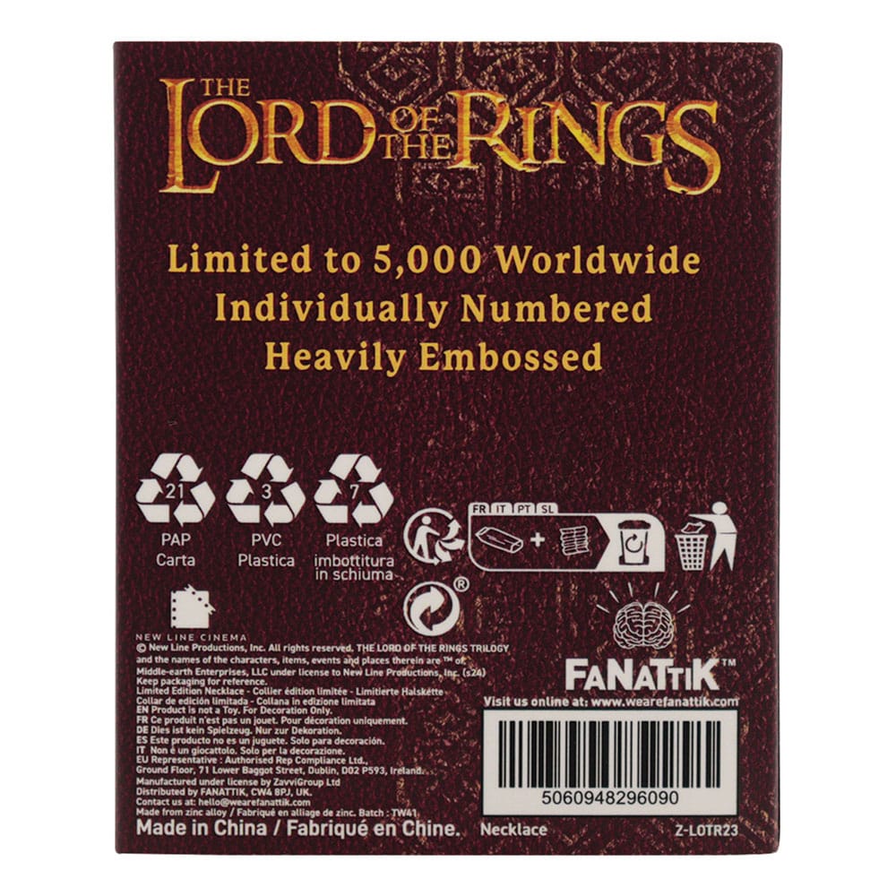 Herr der Ringe Halskette & Anhänger One Ring - Versand: 5-7 Tage nach Bestellung