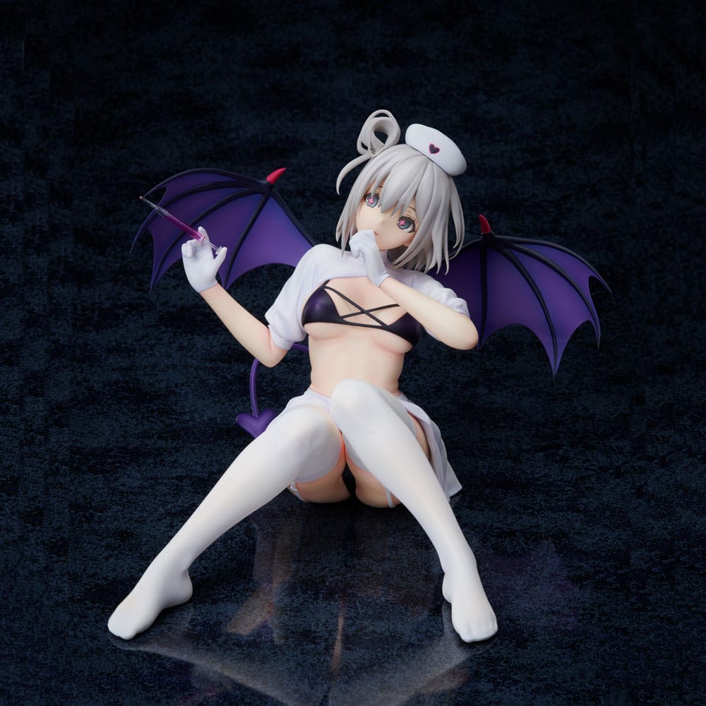 Azur Lane PVC Statue 1/4 Manchester: Midnight Devil in White 18 cm - Versand: 5-7 Tage nach Bestellung