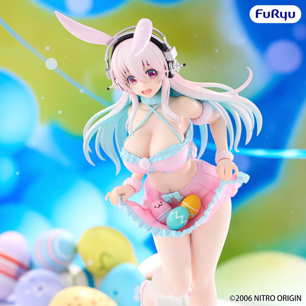Super Sonico BiCute Bunnies PVC Figur Pastel Easter Ver. 29 cm - Preorder - ETA: 25.05.2027