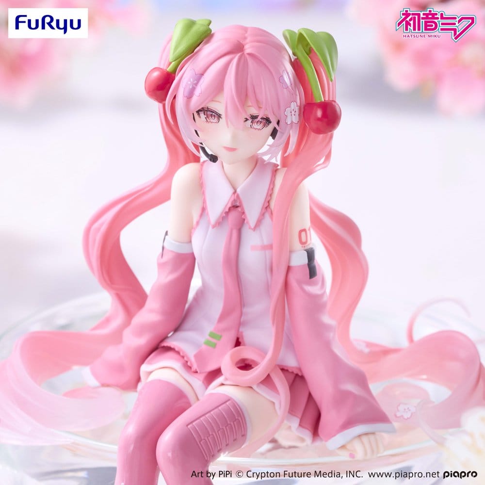 Hatsune Miku Noodle Stopper PVC Figur Sakura Miku 2026 Smile Ver. 14 cm - Preorder - ETA: 25.05.2027