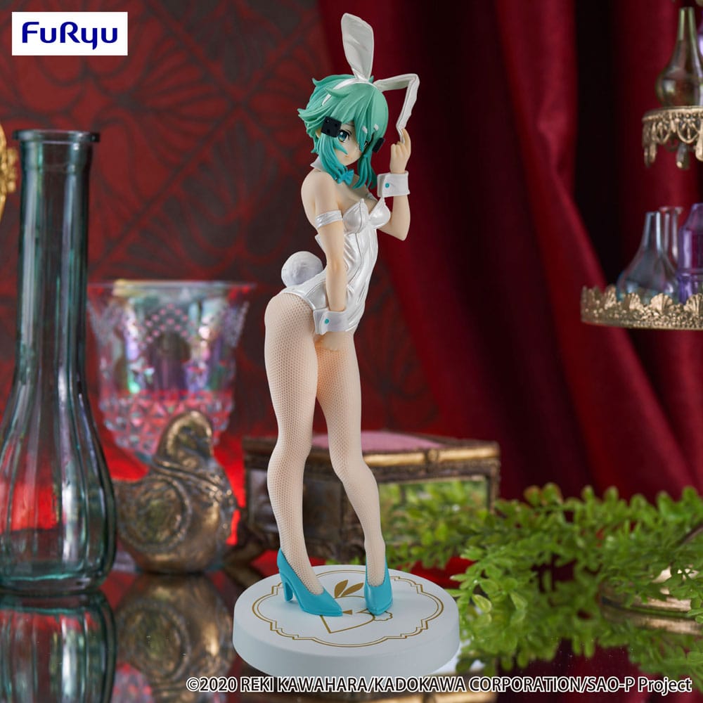Sword Art Online BiCute Bunnies PVC Statue Sinon White Pearl Ver. 28 cm - Versand: 5-7 Tage nach Bestellung