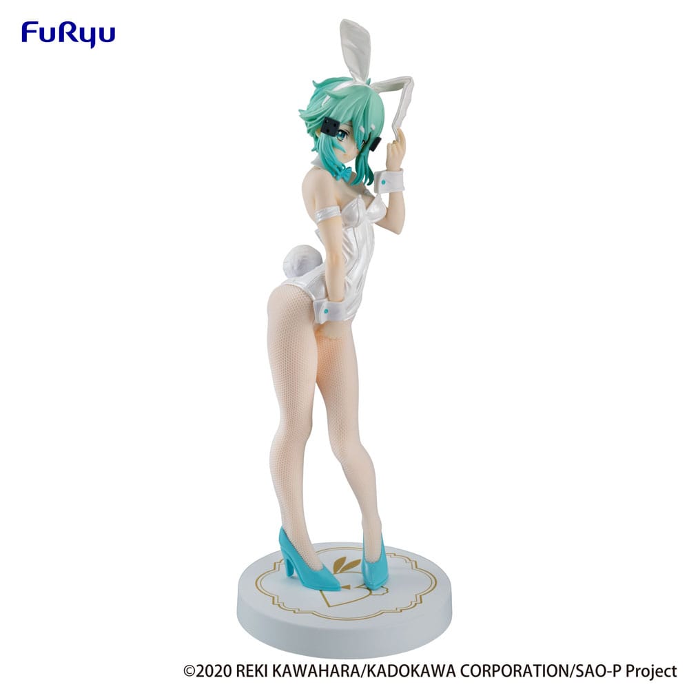 Sword Art Online BiCute Bunnies PVC Statue Sinon White Pearl Ver. 28 cm - Versand: 5-7 Tage nach Bestellung